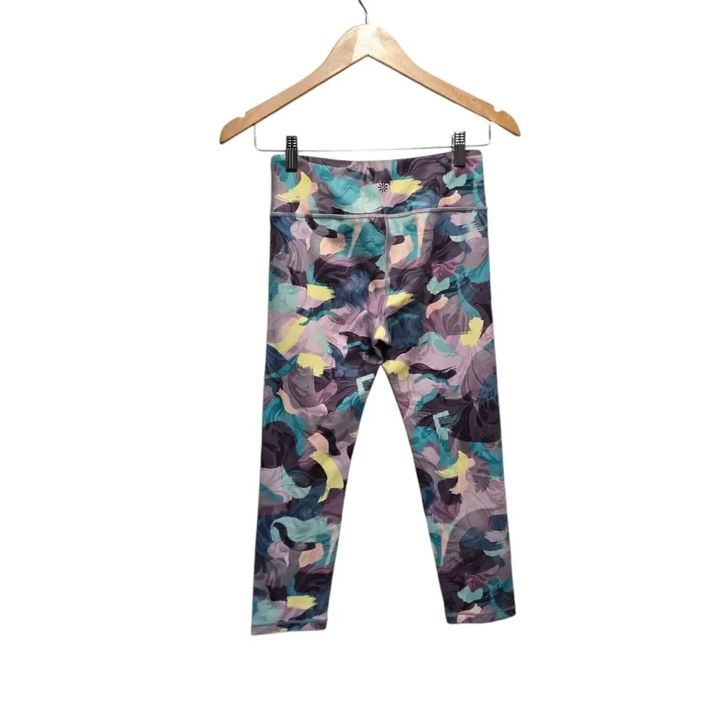 2 ATHLETA GIRL Leggings Full Length & Cropped Size 12‎